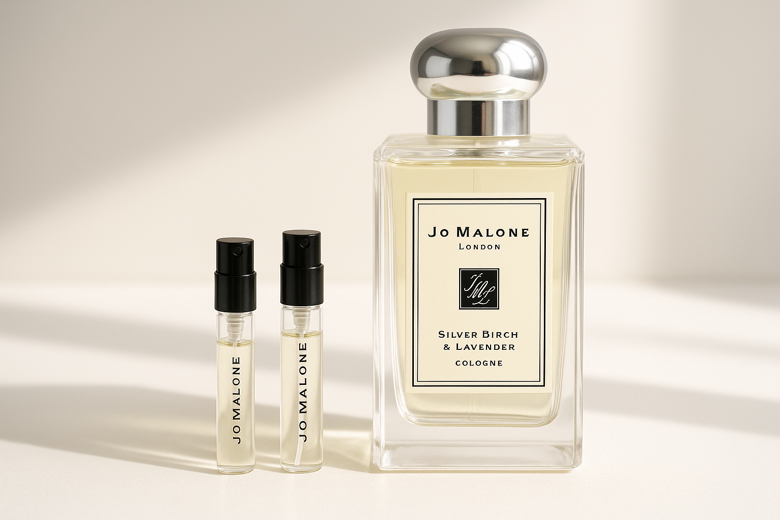 Jo Malone Silver Birch & Lavender Cologne perfume samples Jo Malone Silver Birch & Lavender Cologne perfume samples