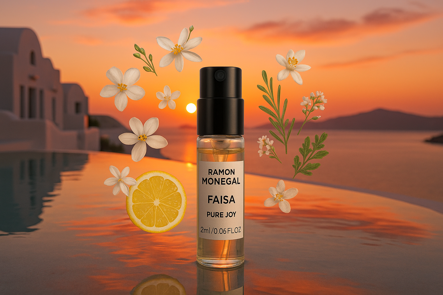 Ramon Monegal Faisa Pure Joy official perfume sample 2ml 0.06 fl.o.z. perfume tester Ramon Monegal Faisa Pure Joy official perfume sample 2ml 0.06 fl.o.z. perfume tester