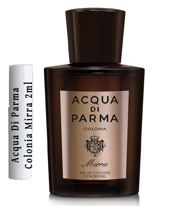 Acqua Di Parma Colonia Mirra 2ml 0.06 fl. o.z. parfymprov, Acqua Di Parma Colonia Mirra 2ml 0.06 fl. o.z. parfumeprøve, Acqua Di Parma Colonia Mirra 2ml 0.06 fl. o.z. parfumstalen, Acqua Di Parma Colonia Mirra 2ml 0.06 fl. o.z. muestra de perfume
