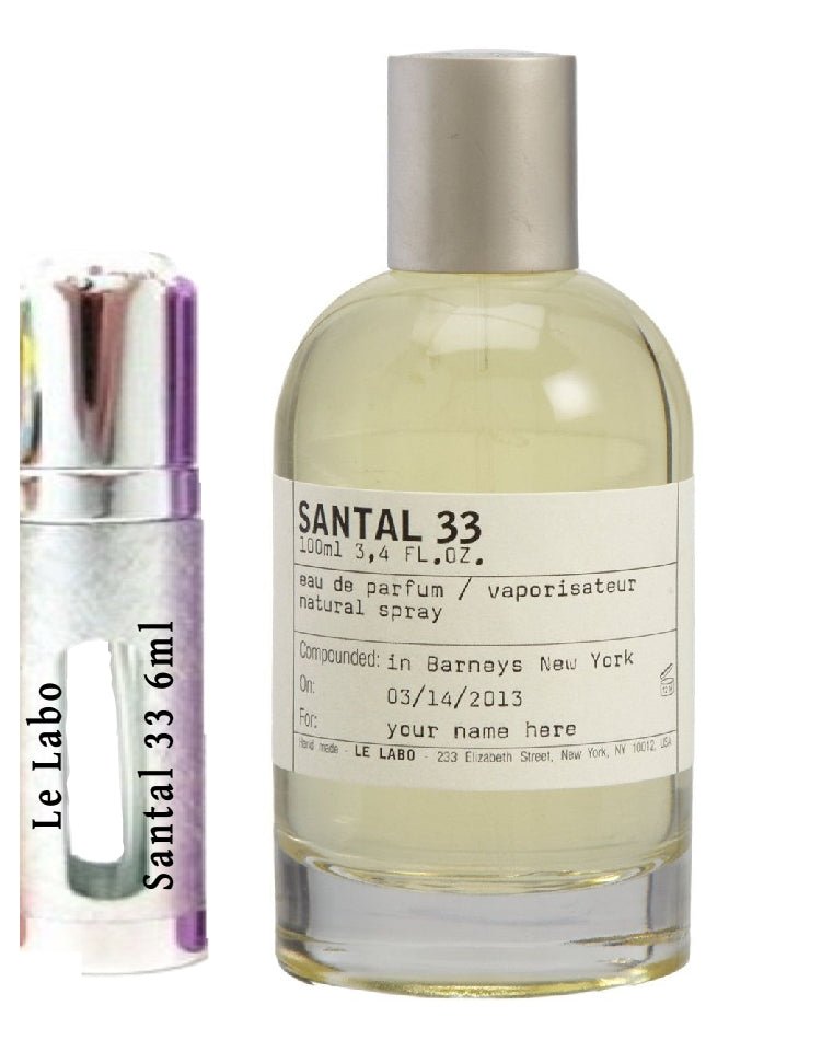 Le Labo Santal 33 6ml 0.20 fl. o.z. parfüm minta, Le Labo Santal 33 6ml 0.20 fl. o.z. campione di profumo, Le Labo Santal 33 6ml 0.20 fl. o.z. amostra de perfume, Le Labo Santal 33 6ml 0.20 fl. o.z. 官方香水样品, Mostră de parfum Le Labo Santal 33 6ml 0.20 fl. o.z.,