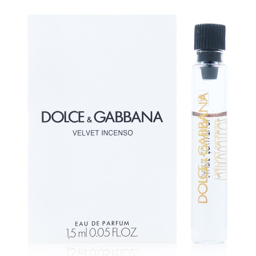 Velvet Incenso By Dolce & Gabbana 1.5ml 0.05 fl. o.z. échantillon de parfum officiel, Velvet Incenso By Dolce & Gabbana 1.5ml 0.05 fl. o.z. virallinen hajuvesinäyte, Velvet Incenso By Dolce & Gabbana 1.5ml 0.05 fl. o.z. oficjalna próbka perfum, Velvet Incenso By Dolce & Gabbana 1.5ml 0.05 fl. o.z. officiellt parfymprov, Velvet Incenso By Dolce & Gabbana 1.5ml 0.05 fl. o.z. officiel parfumeprøve, Velvet Incenso By Dolce & Gabbana 1.5ml 0.05 fl. o.z. официална парфюмна проба