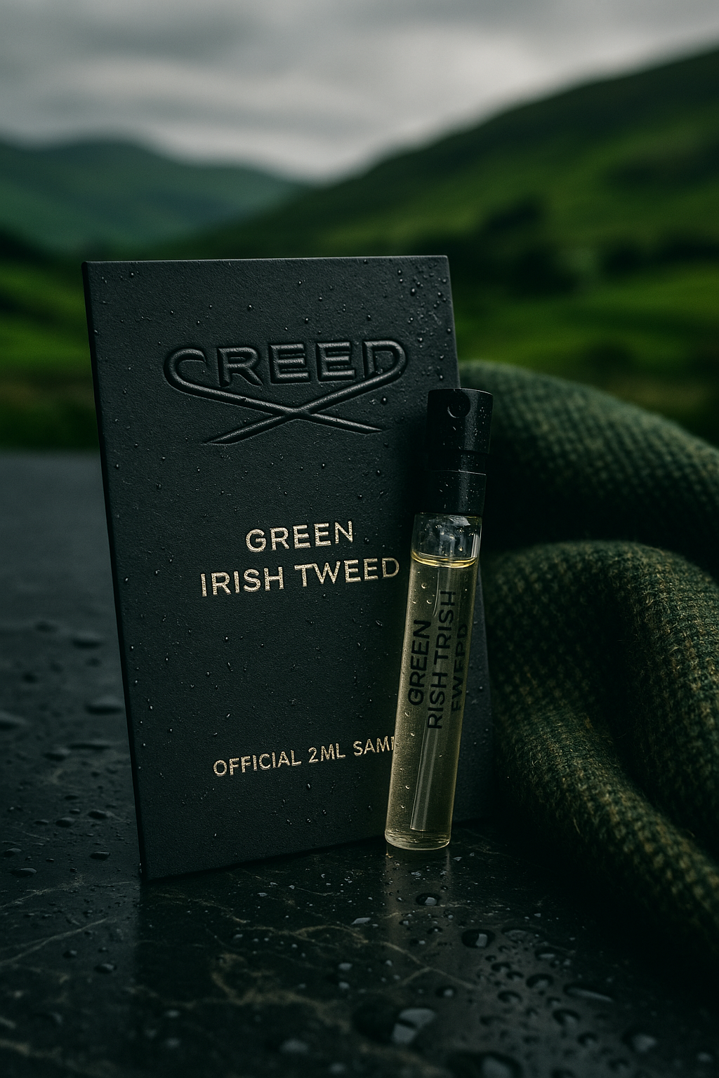 クリード グリーン・アイリッシュ・ツイード 2.5ml 0.08 fl. oz. 公式香水サンプル 香水テスター
