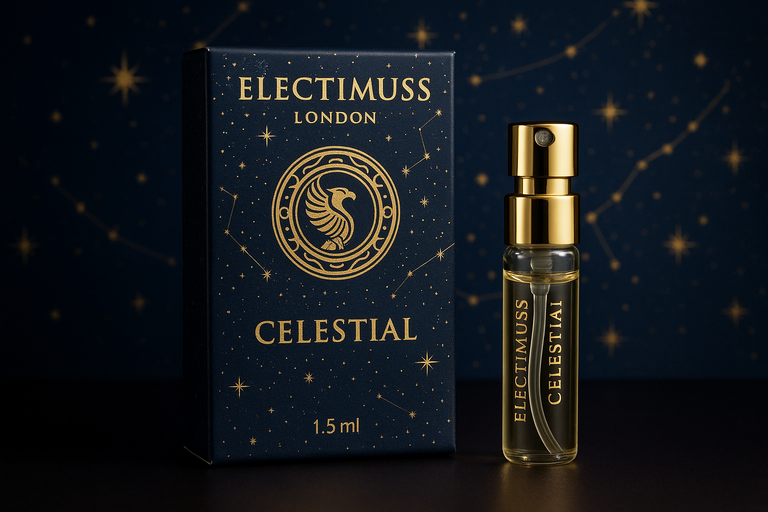 Electimuss London Celestial 1.5ml 0.05 fl. oz. 公式香水サンプル